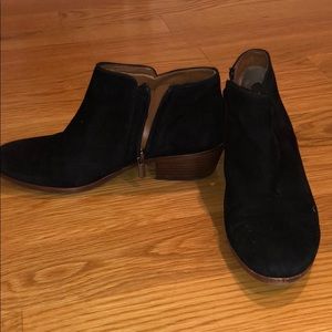 Sam Edelman suede black booties